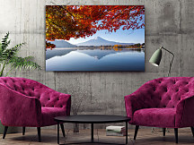 Obraz Sopka Fuji Japonsko 1858